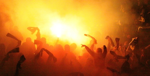 soccer fans soccer fans