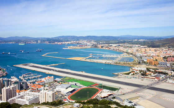 Airport gibraltar LXGB Гибралтар