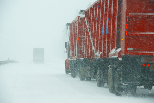 Truck in Snow