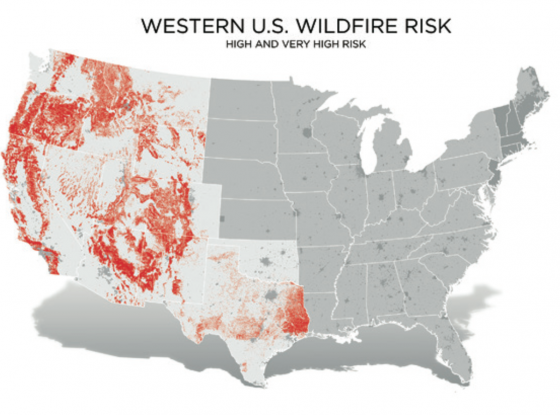 Western US Wildfire Risk