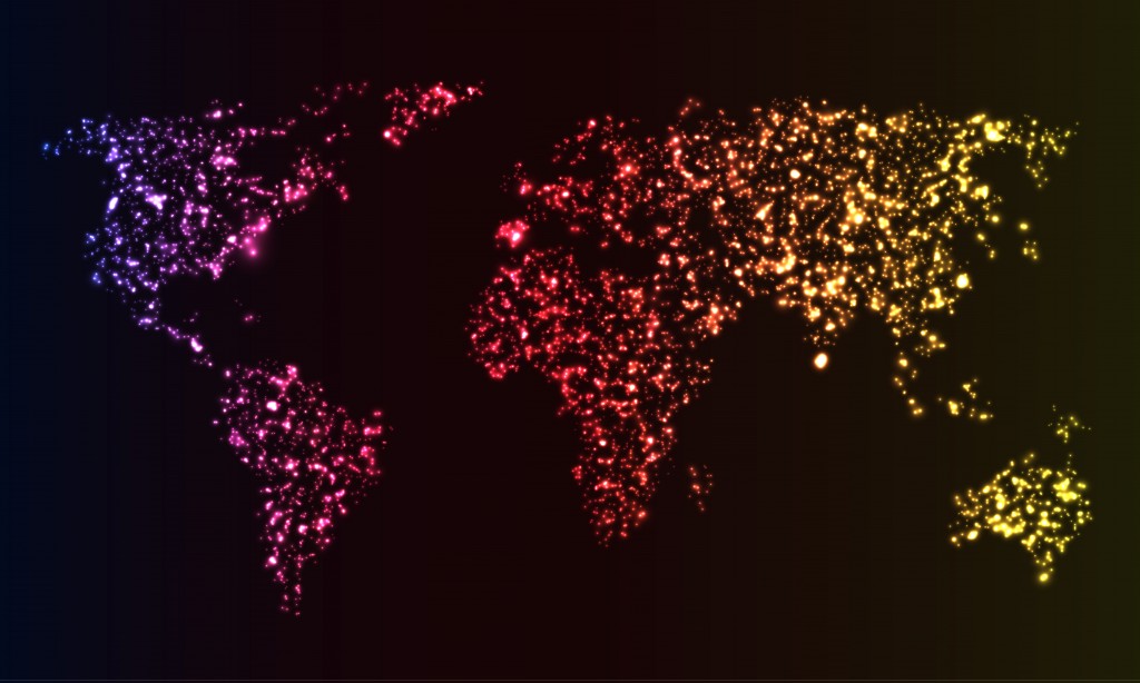 world map