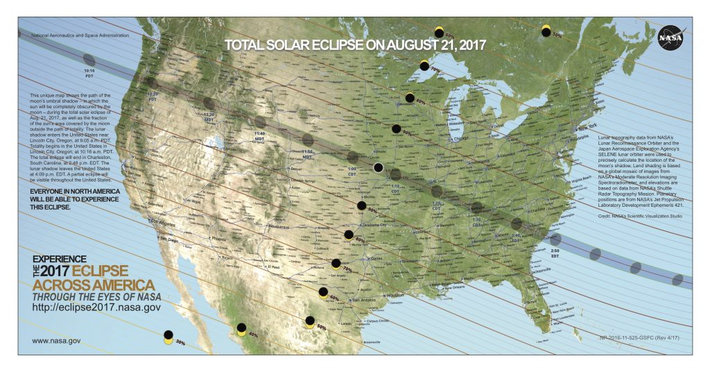total solar eclipse map