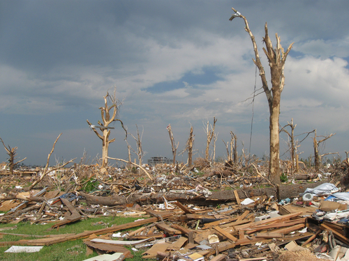 Hurricane Damage in Joplin, Missouri